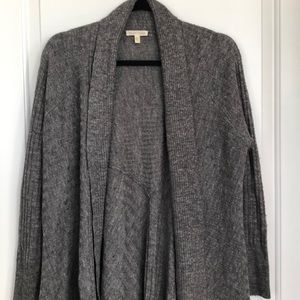 Eileen Fisher Wool Blend Duster Drape Sweater